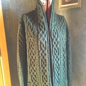 NWOT Men’s Irish Wool Cardigan
